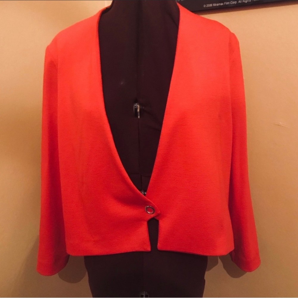 NWT Michael Studio Addition Elle Coral Blazer